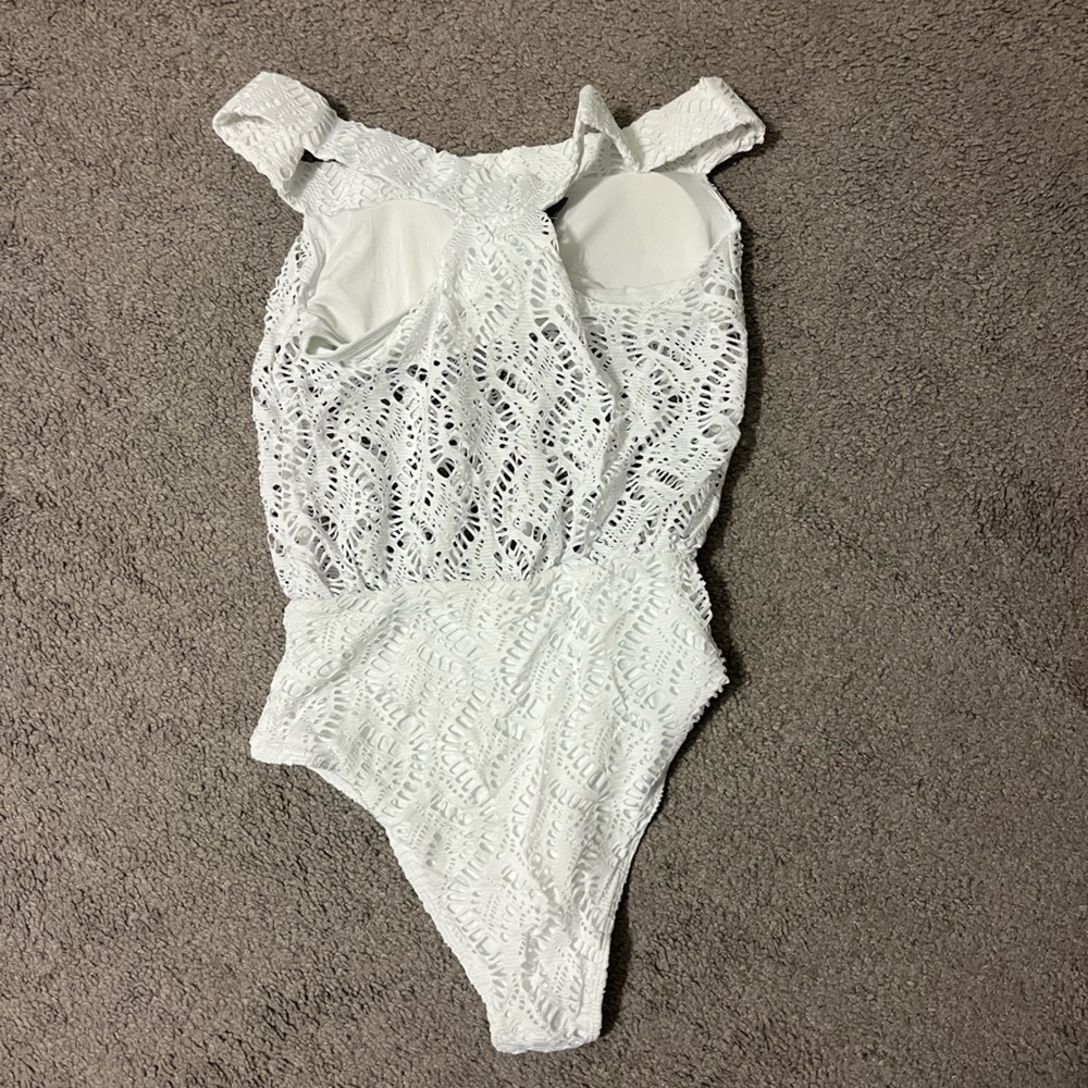 One piece off the shoulder Bathing suit